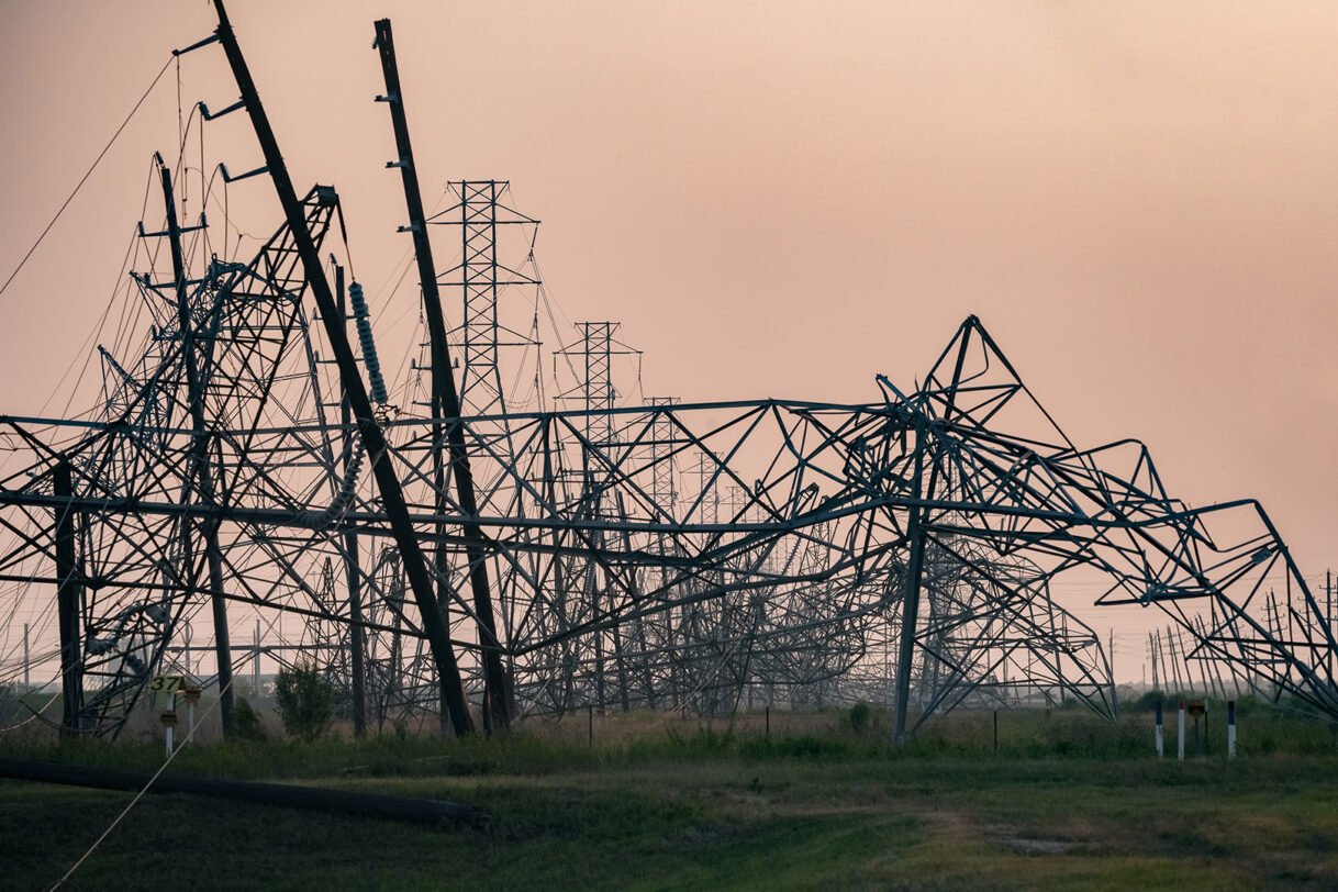 Downed powerlines from 5.24.2024 Houston derecho