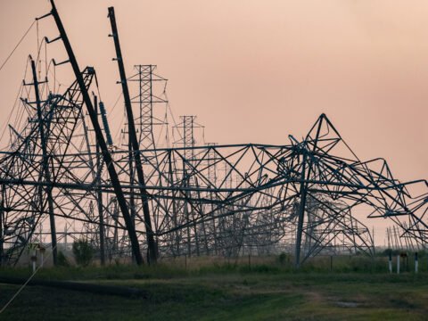 Downed powerlines from 5.24.2024 Houston derecho